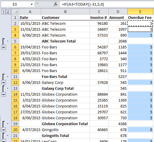 excel for mac stop copying hidden cells