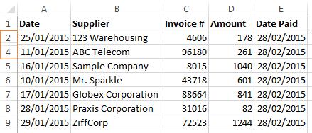 The Hidden Way Size Chart