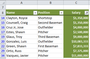 Excel COUNT colored cells