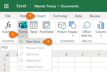 Gather Data With Excel Forms Standard Form Data Spreadsheet – Get ...