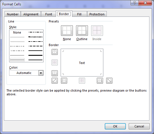 create own style format