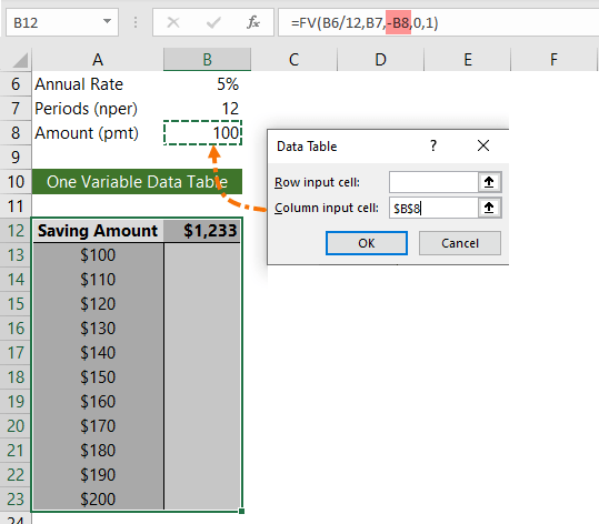 data table example 2
