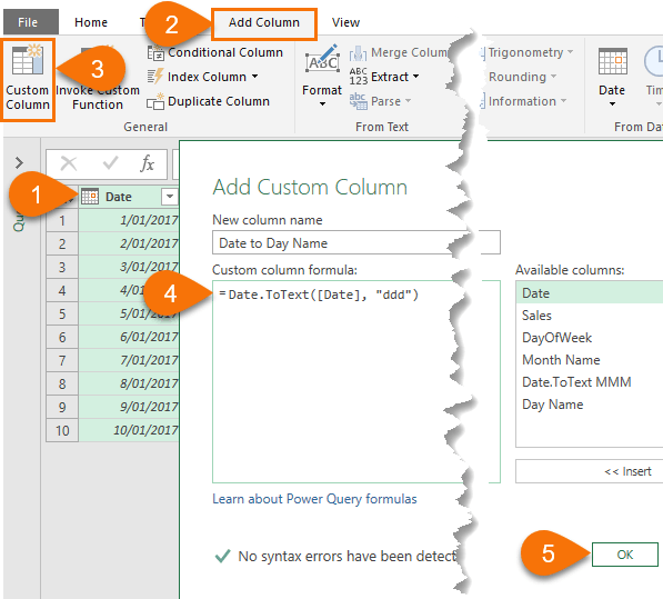 Power Query Date Formats My Online Training Hub