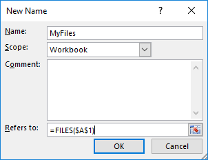 FILES defined name