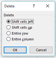 delete dialog box