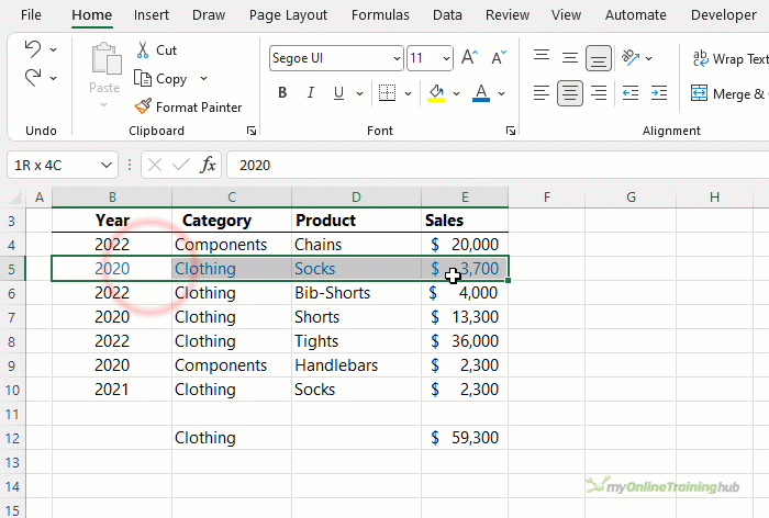 Excel Double click shortcut for the format painter