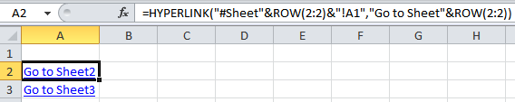 dynamic hyperlink formula