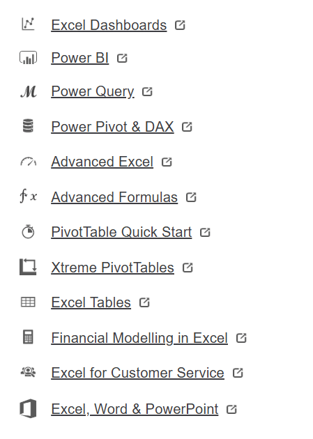 Course List
