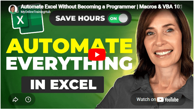Excel Macros and VBA 101 YouTube
Video