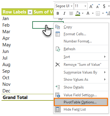 Excel Pivottable Error Handling My Online Training Hub