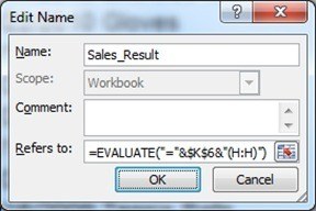 Excel EVALUATE function