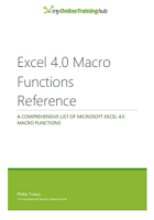 Excel 4 Macro Functions Reference ebook cover