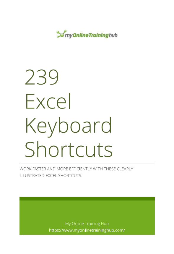 Top Excel Shortcuts Pdf - Multiprogramswim