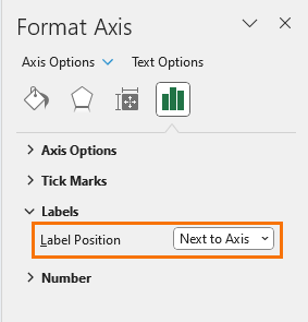 hide vertical axis