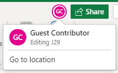 Excel co-author guest contributors