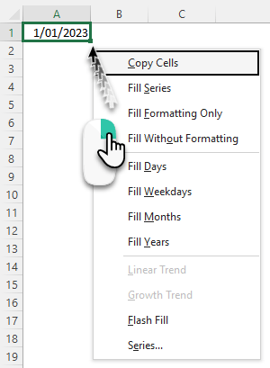 Excel Fill Dates