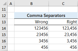 comma separator