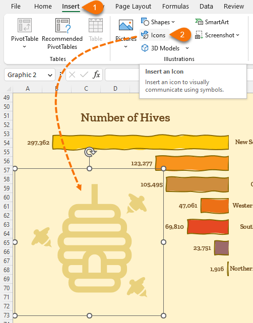 how to make an infographic in excel