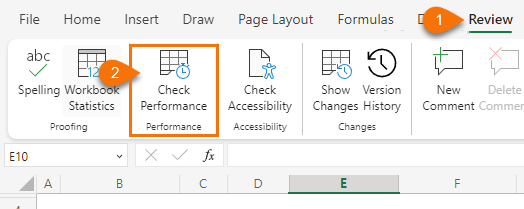 Empty cells in worksheet with formatting