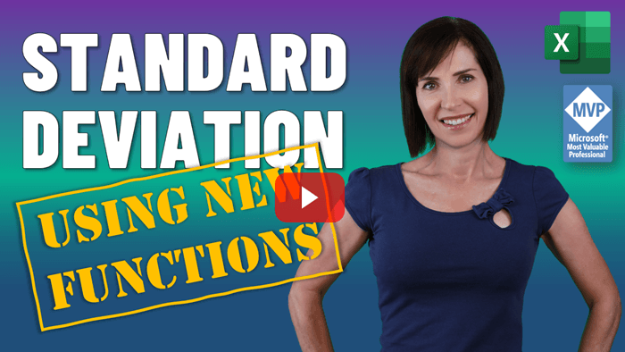Excel Standard Deviation Functions