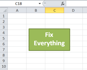 the fix everything button