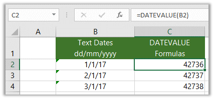 format in excel date to be just calendar day monday