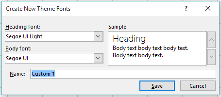 custom fonts in excel for mac