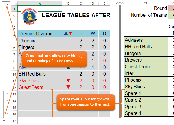 excel group and outline