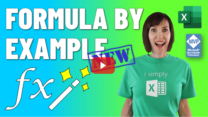 Excel Formula by Example Video