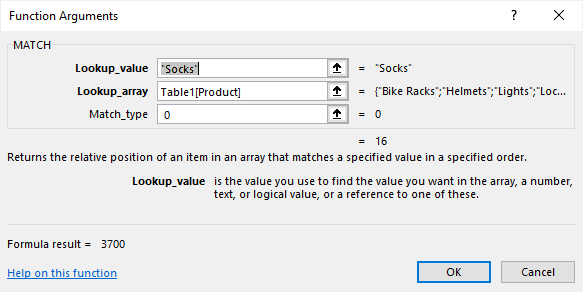 the excel function wizard dialog box
