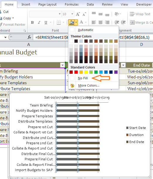 Gantt Chart Excel