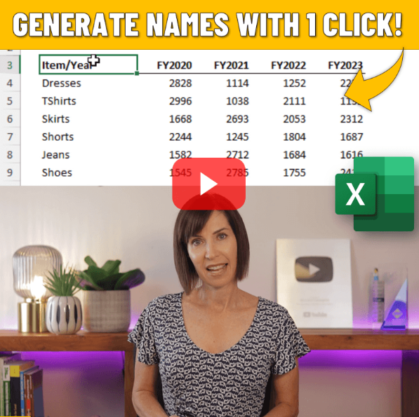 Generate Excel Defined Names