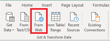 power query get data from web