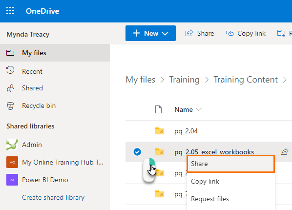 Share files on OneDrive or SharePoint