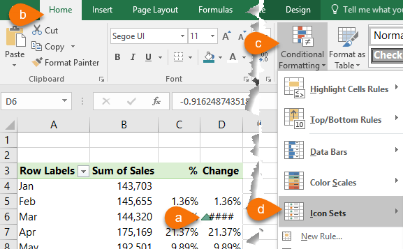 Excel Pivottable Percentage Change My Online Training Hub