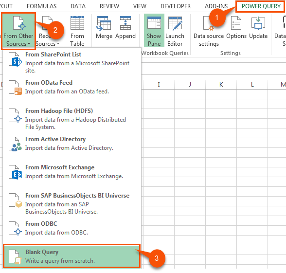 power query lists of consecutive numbers