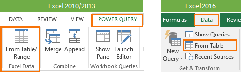load to Power Query