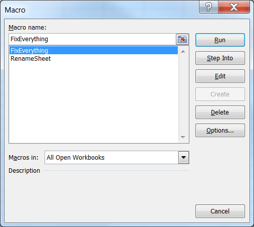 assign macro shortcut keys word 2013