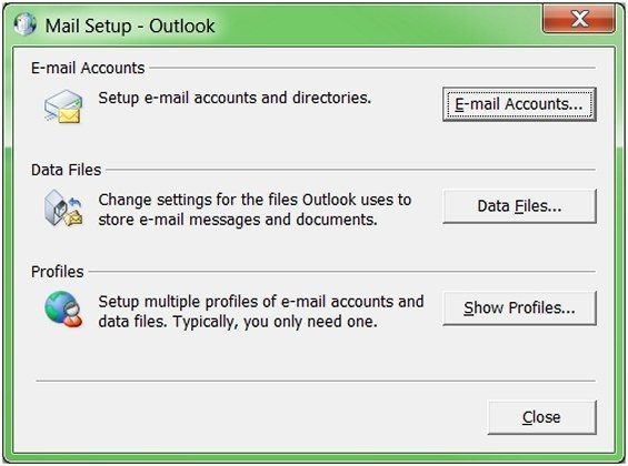 Mail Setup - Outlook