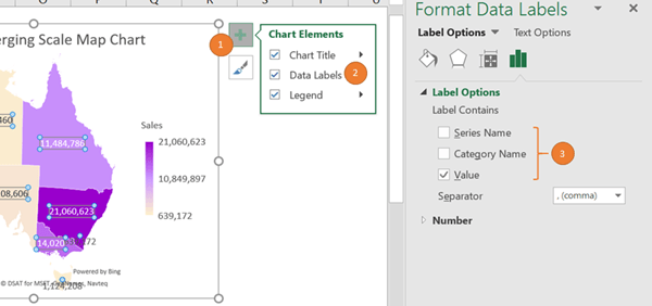 Map Chart In Excel 2016