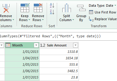 month column with calendar icon