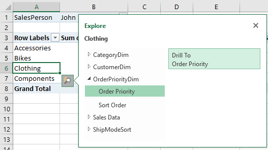 multiple tables in the Data Model