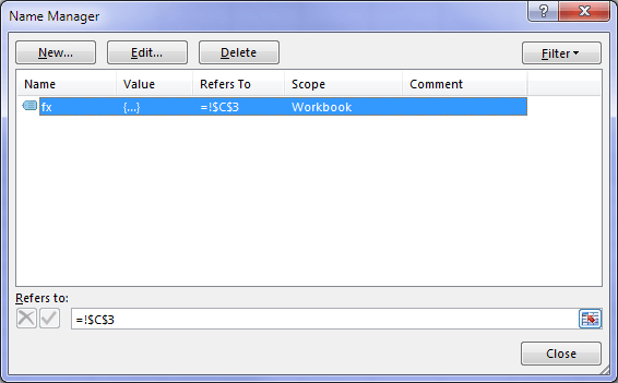 Excel Named Range Shortcut My Online Training Hub