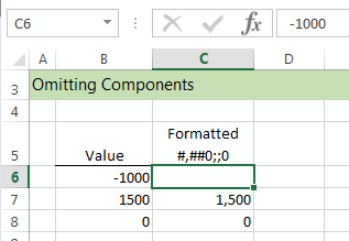 omitting components