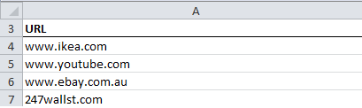 Excel Text to Columns finished product