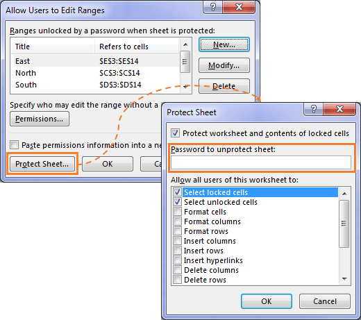 Excel Protect Ranges with Different Passwords • My Online Training Hub