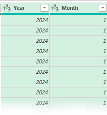 Add columns for year and month