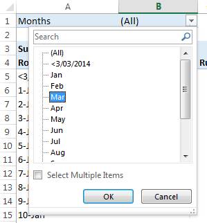 pivot tables in excel 2013 issues