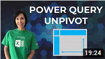 power query unpivot