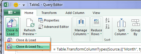 close and load query